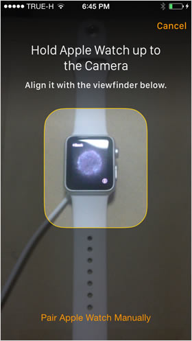View the Apple Watch through the iPhone