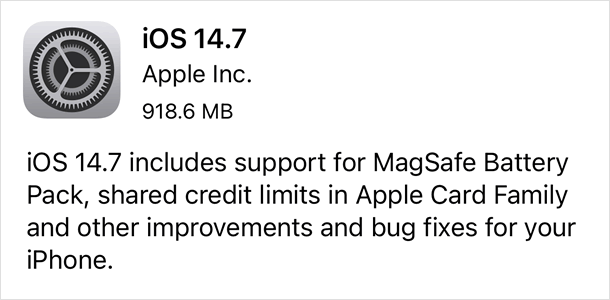iOS 14.7