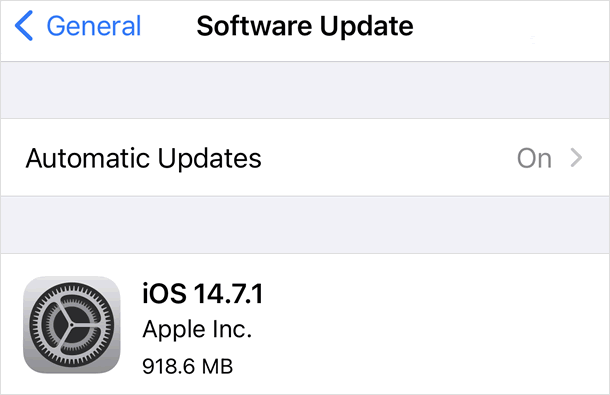 iOS 14.7.1