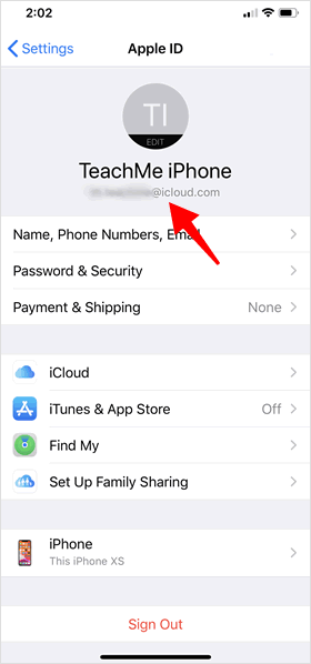 การสร้าง Apple ID เสร็จสมบูรณ์