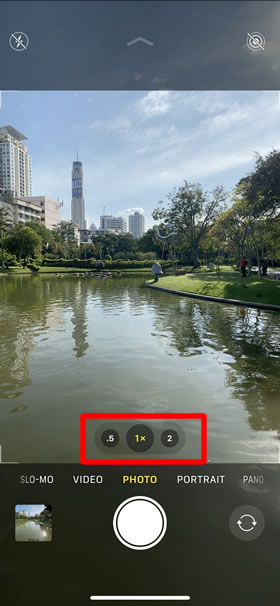 iPhone 12 Pro / 12 Pro Max สลับกล้อง