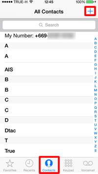 all contacts