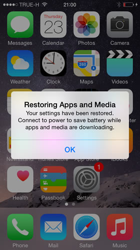 App restore