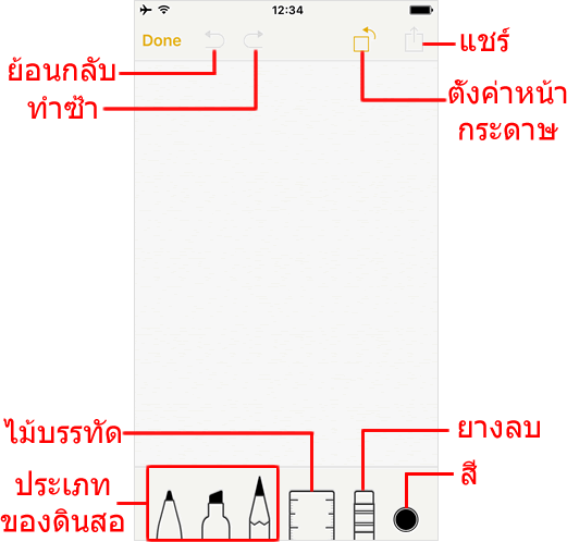 อธิบายหน้าจอ