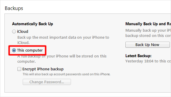 auto backup 