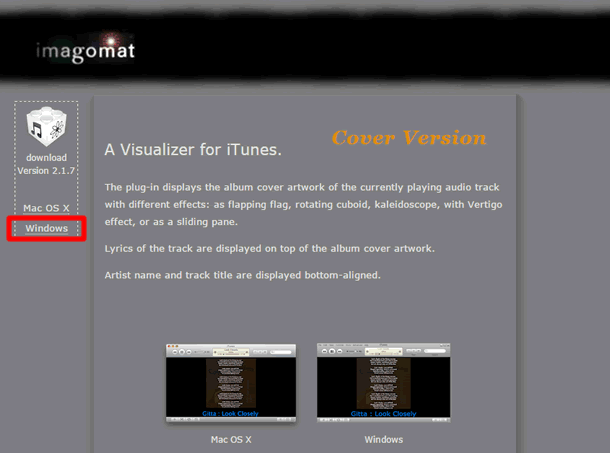 download a visualizer for  itunes 