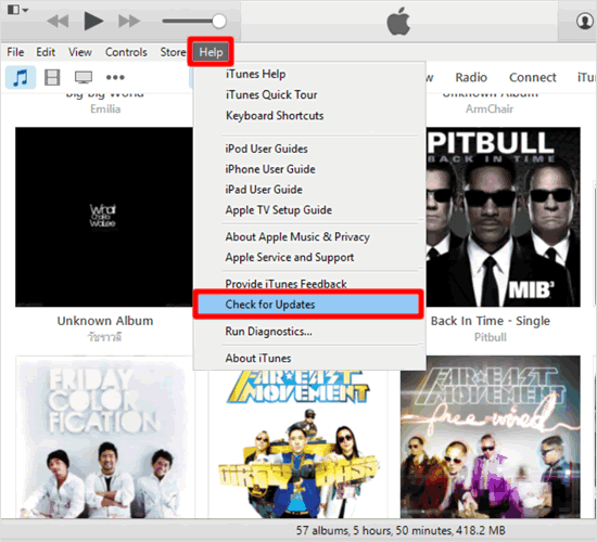 อัพเดท iTunes 